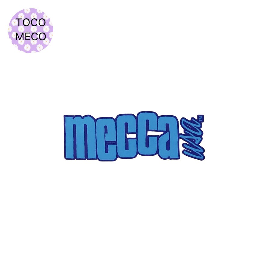 sticker MECCA USA logo stiker brand retro streetwear hiphop Y2K 90s
