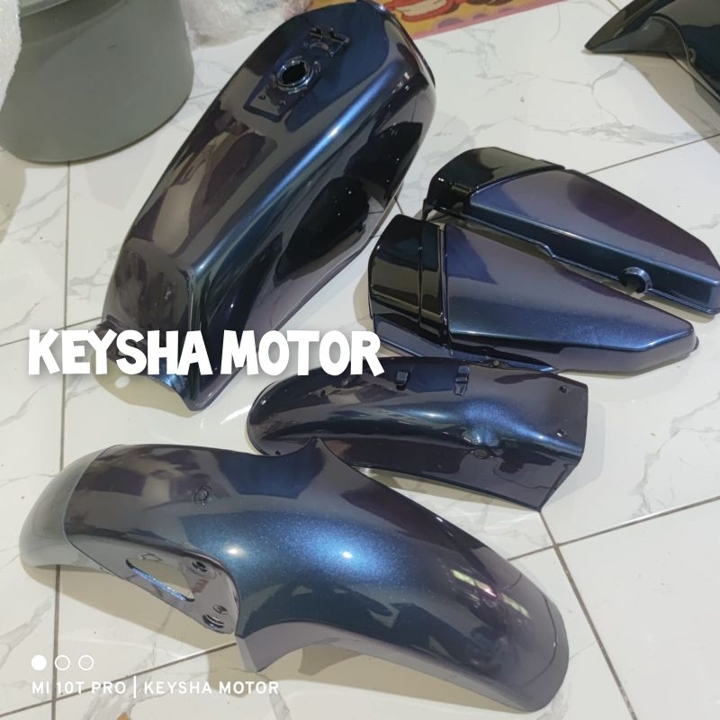 PAKET TANGKI RX KING BODY SET RX KING BUNGLON BIRU LEMBAYUNG