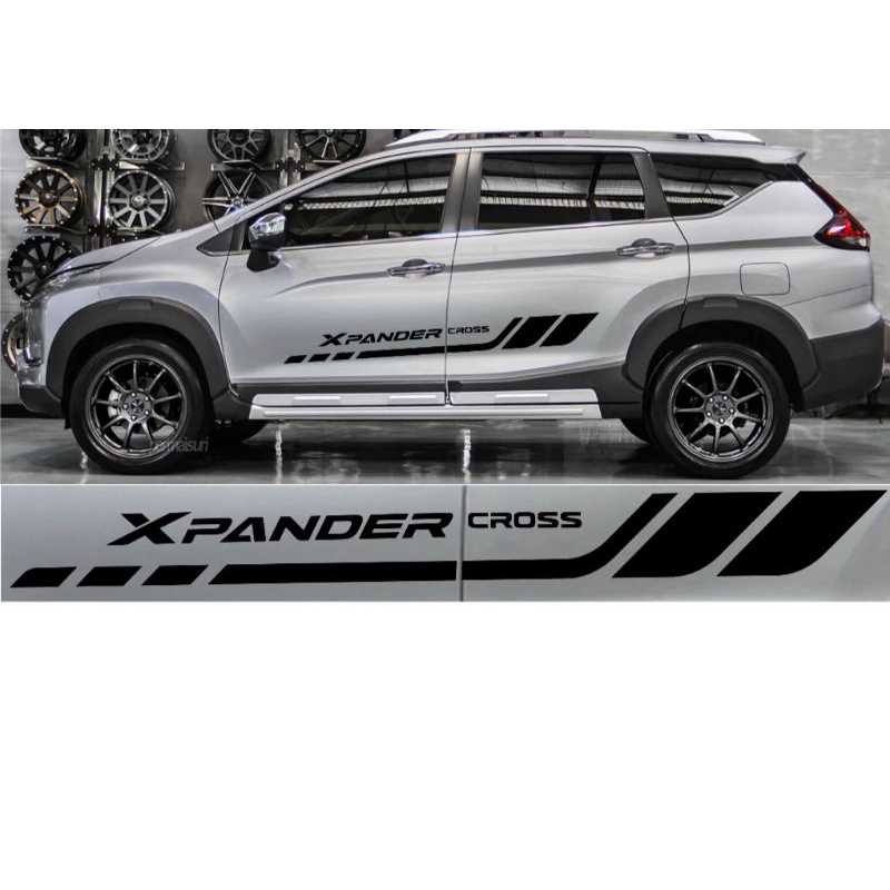 sticker cutting mobil Xpander cross Stiker variasi samping