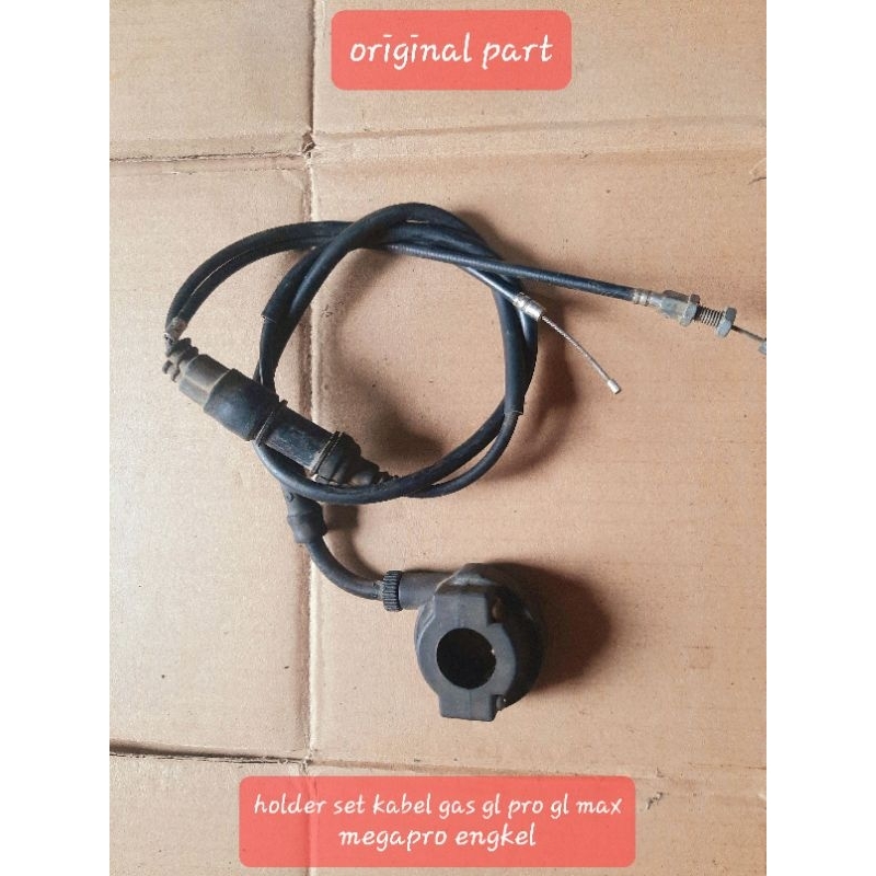 holder kanan gl pro gl max megapro engkel original bawaan motor