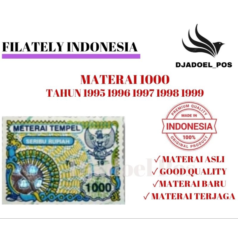

MATERAI 1000 TAHUN 1995 1996 1997 1998 1999