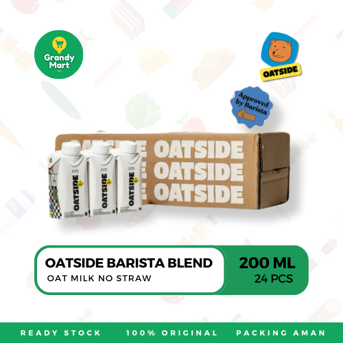 

Oatside Oat Milk No Straw 200 ML ( 24 pcs ) - Barista Blend