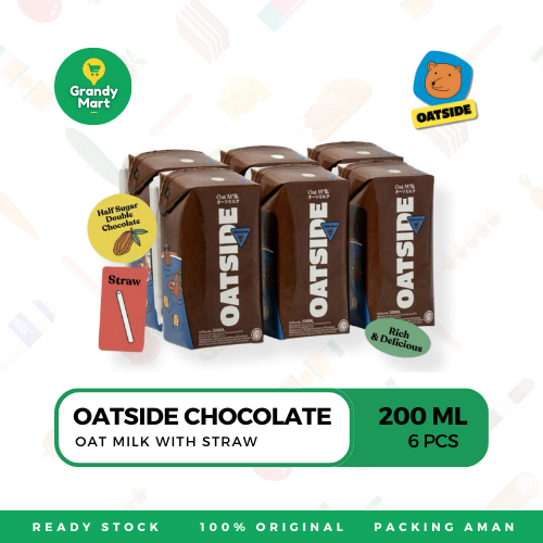 

Oatside Oat Milk Straw 200 ML ( 6 pcs ) - Chocolate