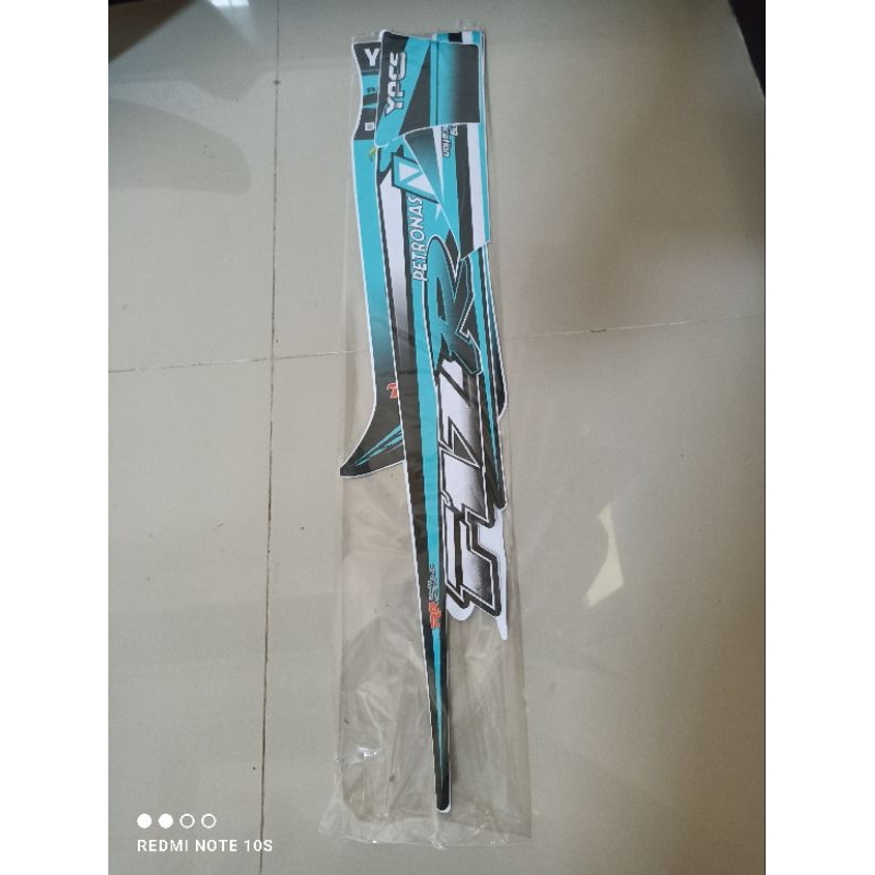 striping sticker yamaha fiz r Petronas biru tosca