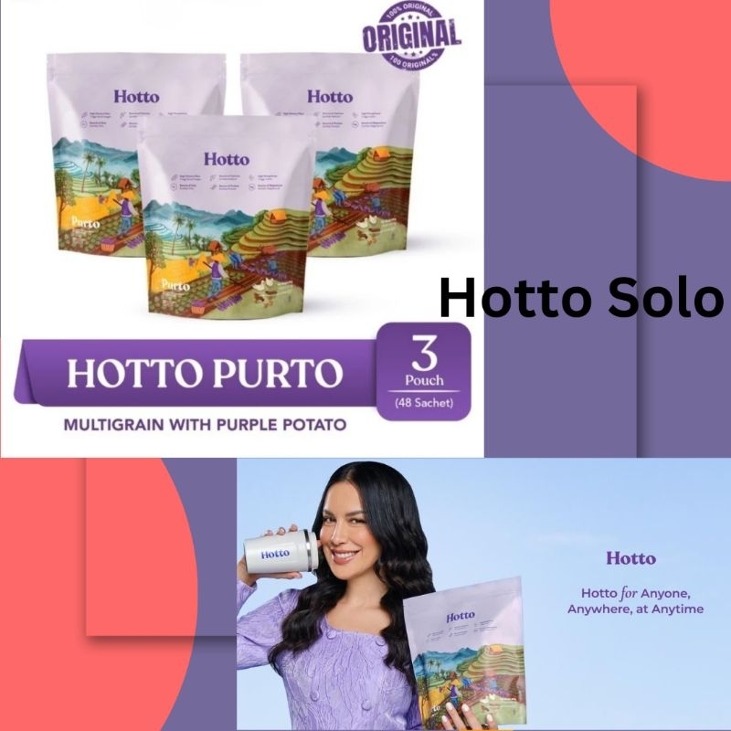 

Hotto Purto Multigrain 3 pouch 48 sachet bebas gerd bebas asamlambung kolestrol