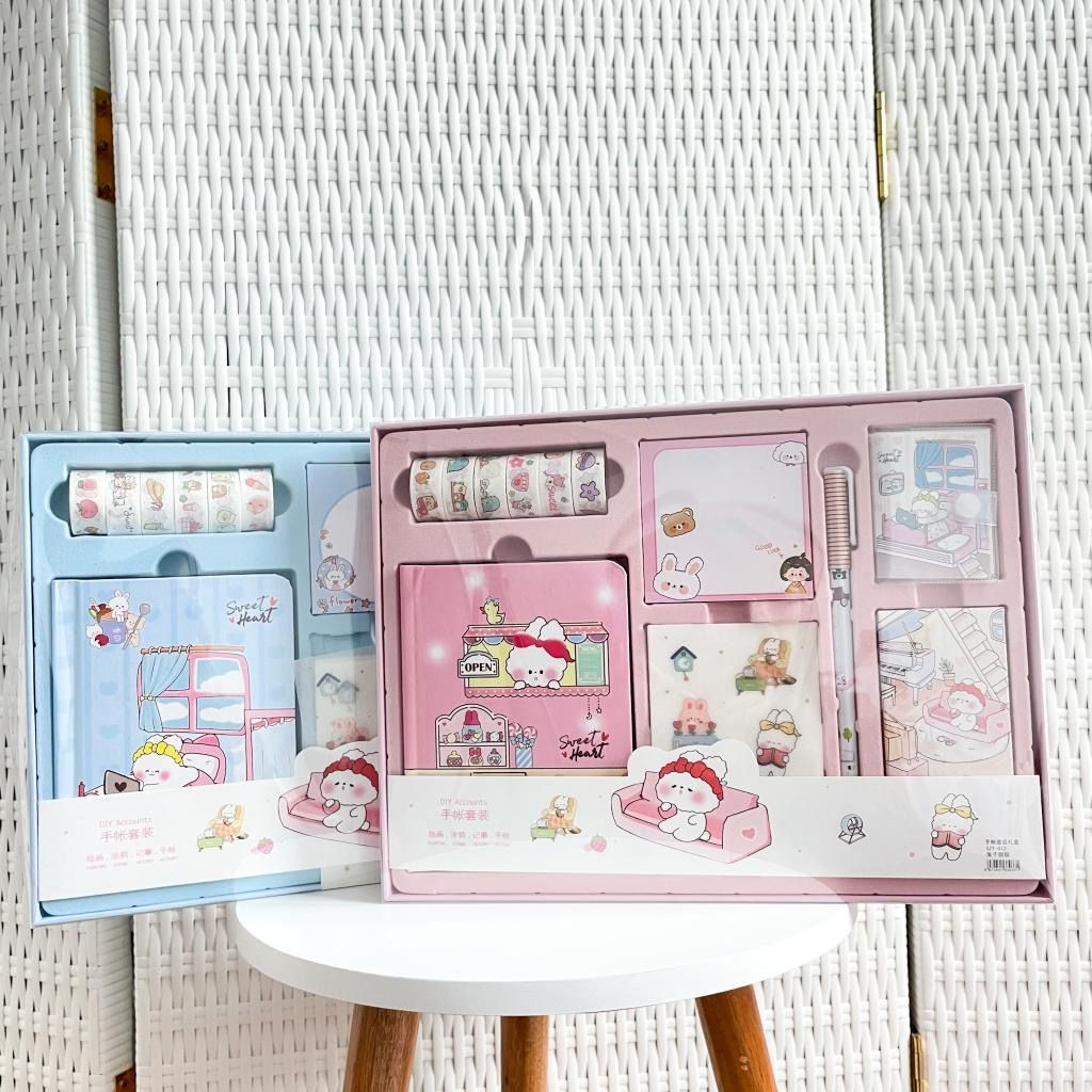 

PAKET ALAT TULIS JURNAL KELINCI 7 IN 1 HAMPERS ULANG TAHUN ANAK JURNAL BOOK LENGKAP TERMURAH