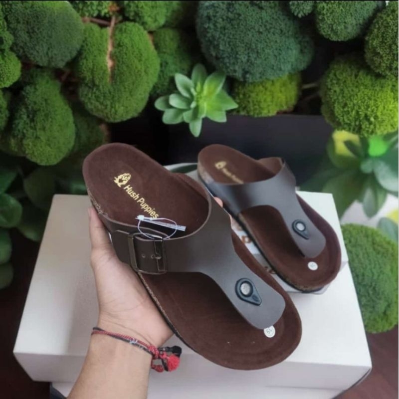 Sandal Jepit Hush Puppies Ukuran 39-43 Sendal Karet Sendal Jepit Kulit Sendal Jepit karet Pria