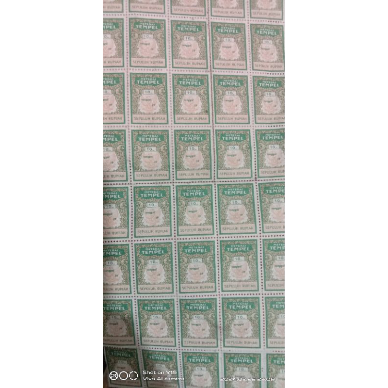 

MATERAI KUNO 10 RUPIAH TAHUN 1976-1980