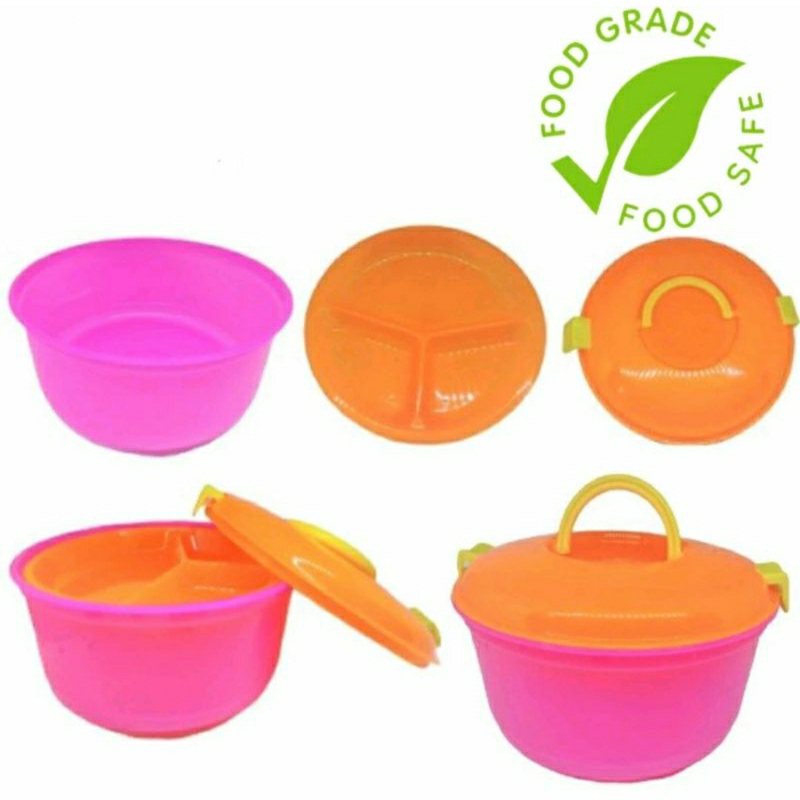 Rantang Soto Plastik Rantang Susun Mini Serbaguna Mangkok