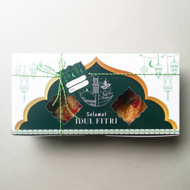 

Box Hampers Kue Kering Lebaran Idul Fitri 25 x 12 x 6,5cm