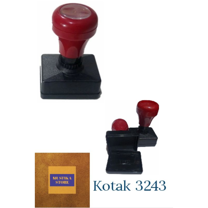 

Gagang stempel flash/warna kotak 3243