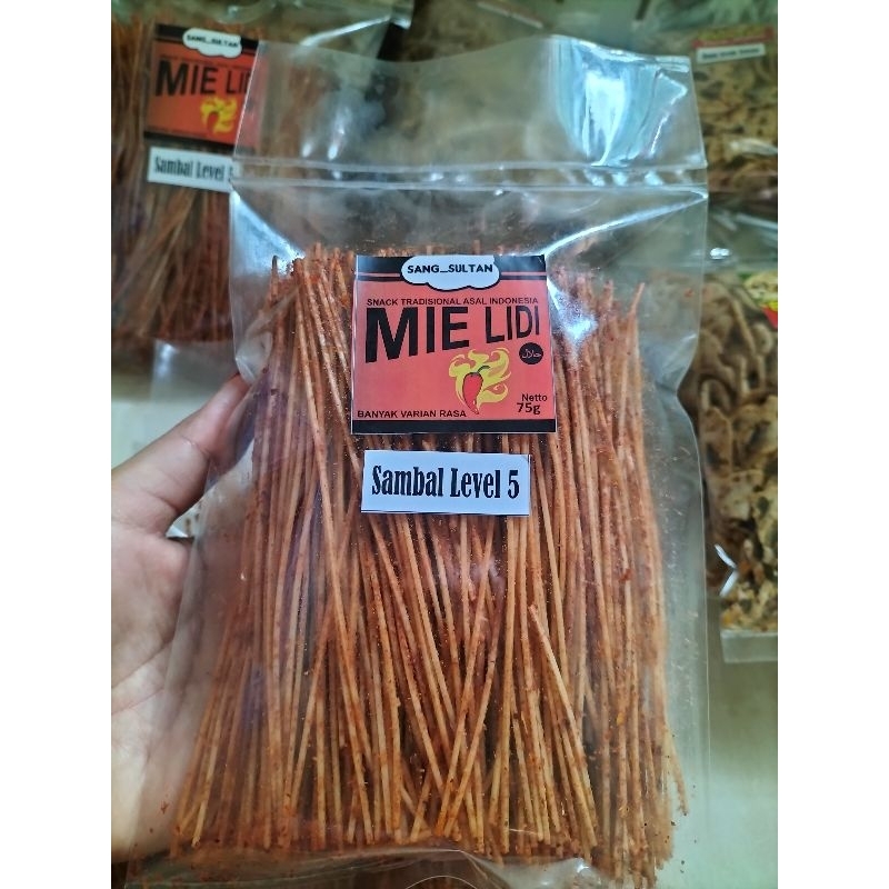 

PROMO COD Mie Lidi Renyah Tidak Keras Bumbu Melimpah 200gram