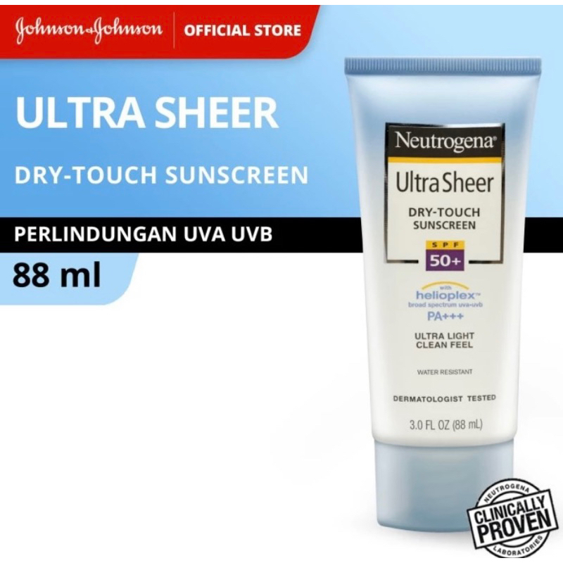 NEOTROGENA 80ml Ultra sheer dry-Touch Sunscreen SPF 50+ Tabir Surya