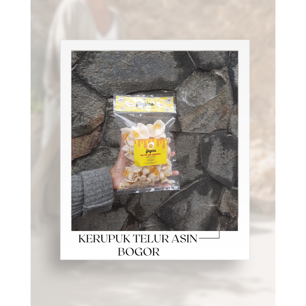 

Kerupuk Telur Asin Matang Bogor