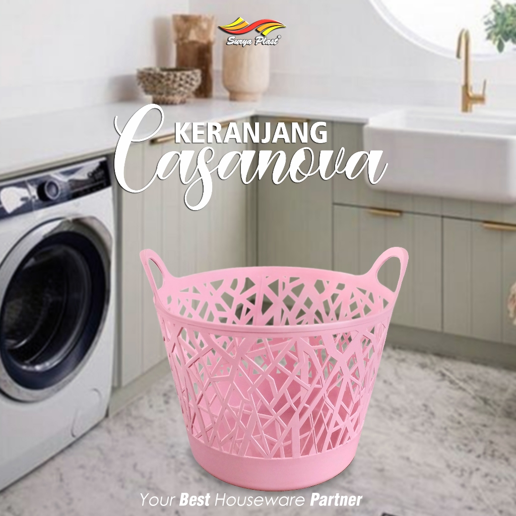 Keranjang serbaguna casanova / keranjang baju / keranjang serbaguna / keranjang aestetic