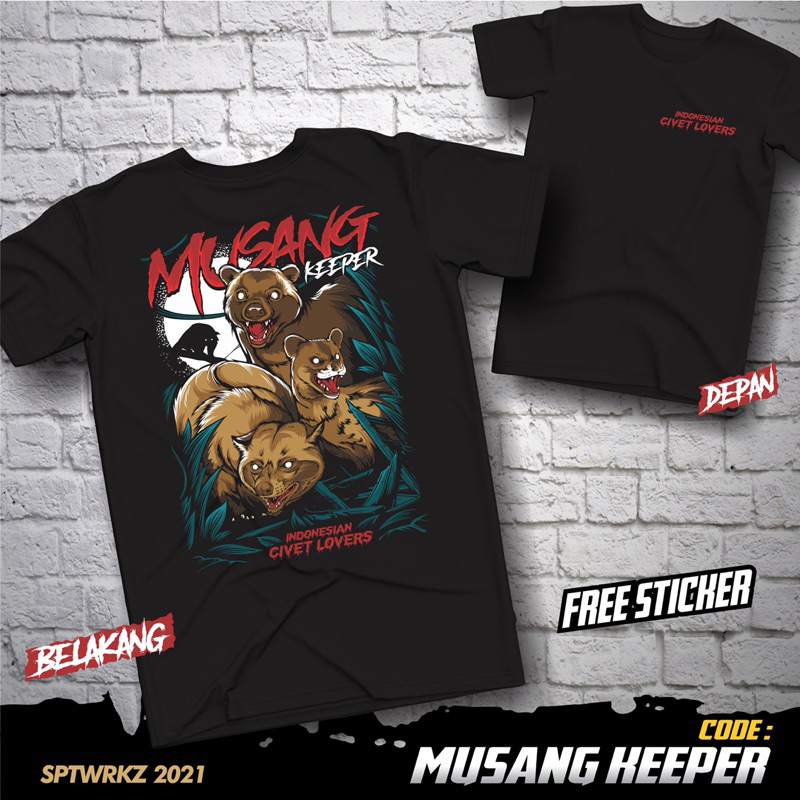 KAOS MUSANG PECINTA MUSANG MUSANG MUSANG ADDICTED MUSANG LOVERS KAOS MUSANG TSHIRT MUSANG MUSANG KAO