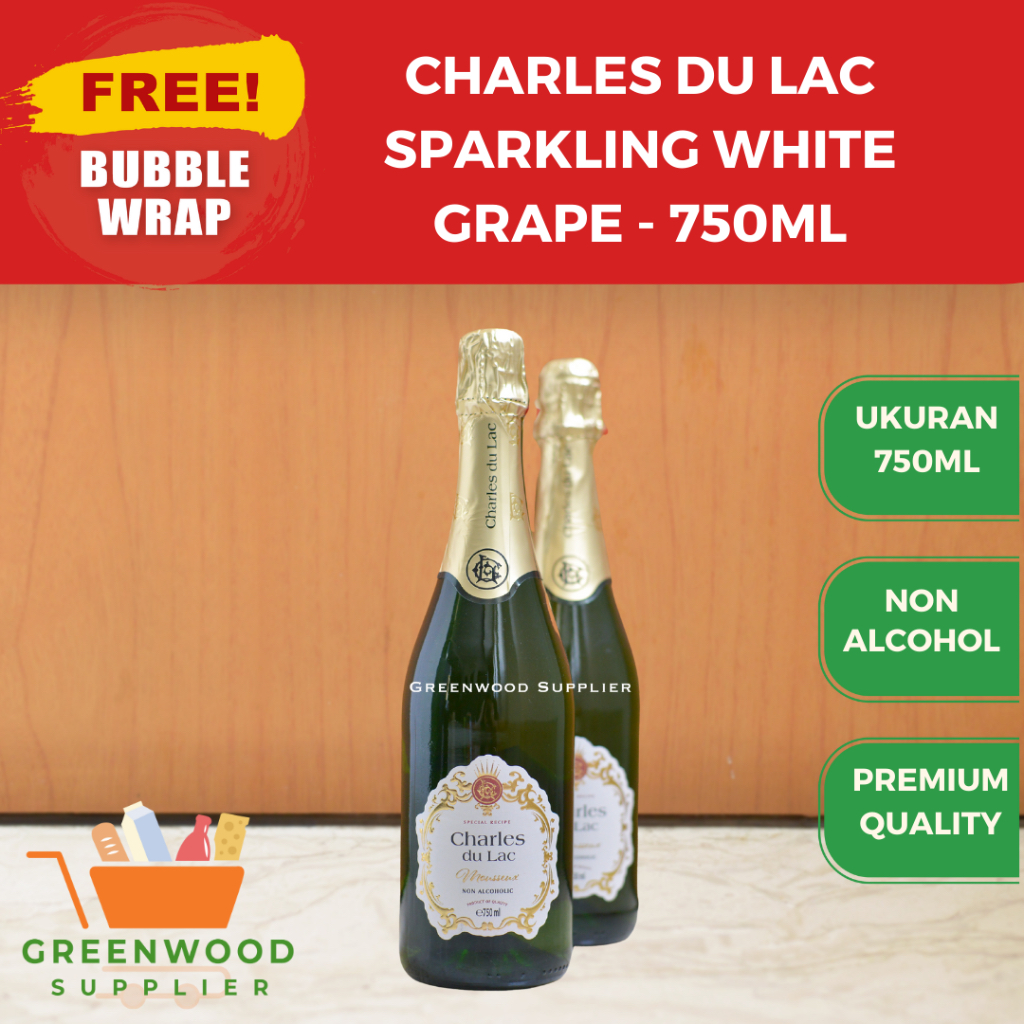 

Charles Du Lac Sparkling White Grape Non Alcohol - 750ML