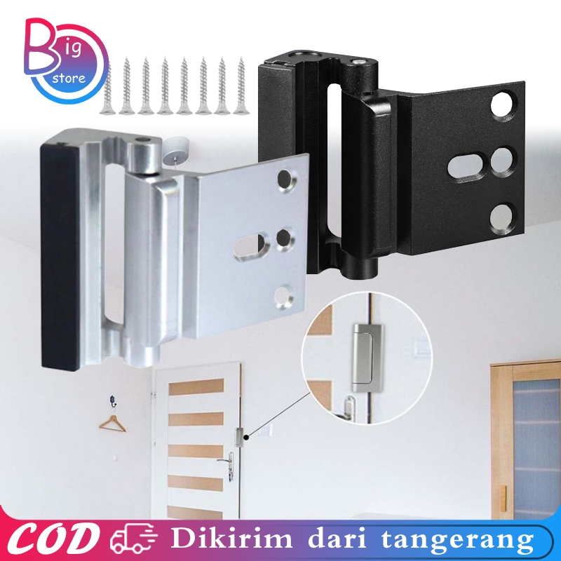 1Set Security Door Lock Penguatan Keamanan Rumah Kunci Pintu Anti maling Kunci Tambahan Anak