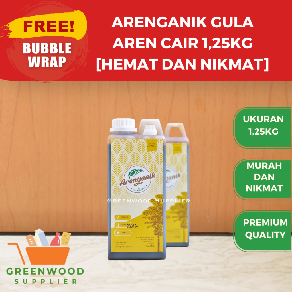 

Arenganik Gula Merah Cair / Palm Sugar - 1,25KG