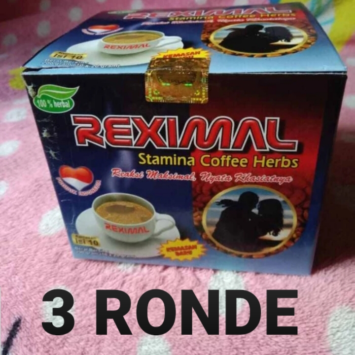 

kopi reximal original isi 10 sachet ( kopi reximak reximax ) Kopi Stamina Pria Dewasa kopi tahan lama di ranjang dan kuat