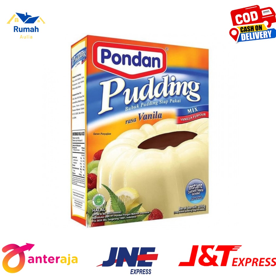 

Harga Murah Pondan Puding Mix Vanilla 2 Gram K88