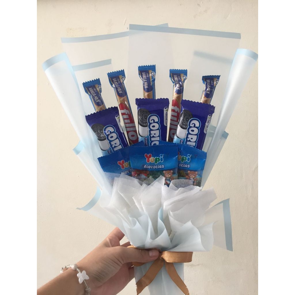 

Bouquet Snack - Buket Makanan ( Giftedoffc Bouquet )