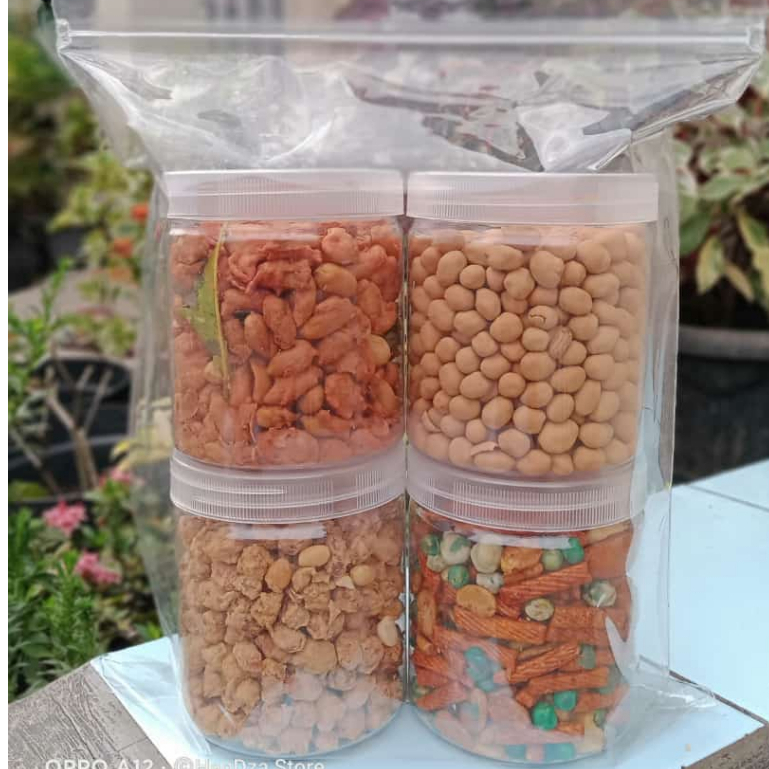 

Kacang Mix 4 Toples / Kacang Tenteng 4 Toples