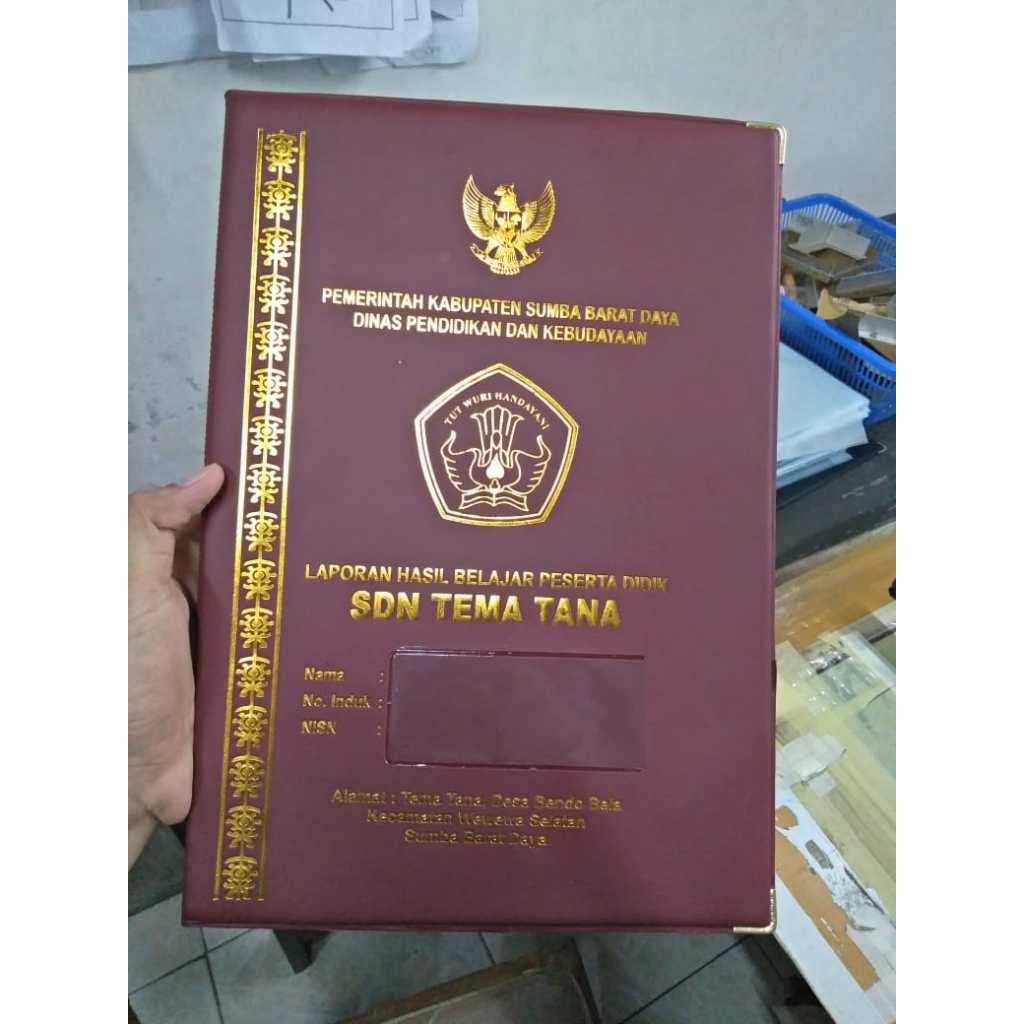 

Sampul Raport Ijazah Sekolah Kurikulum Merdeka SD SMP SMA SMK