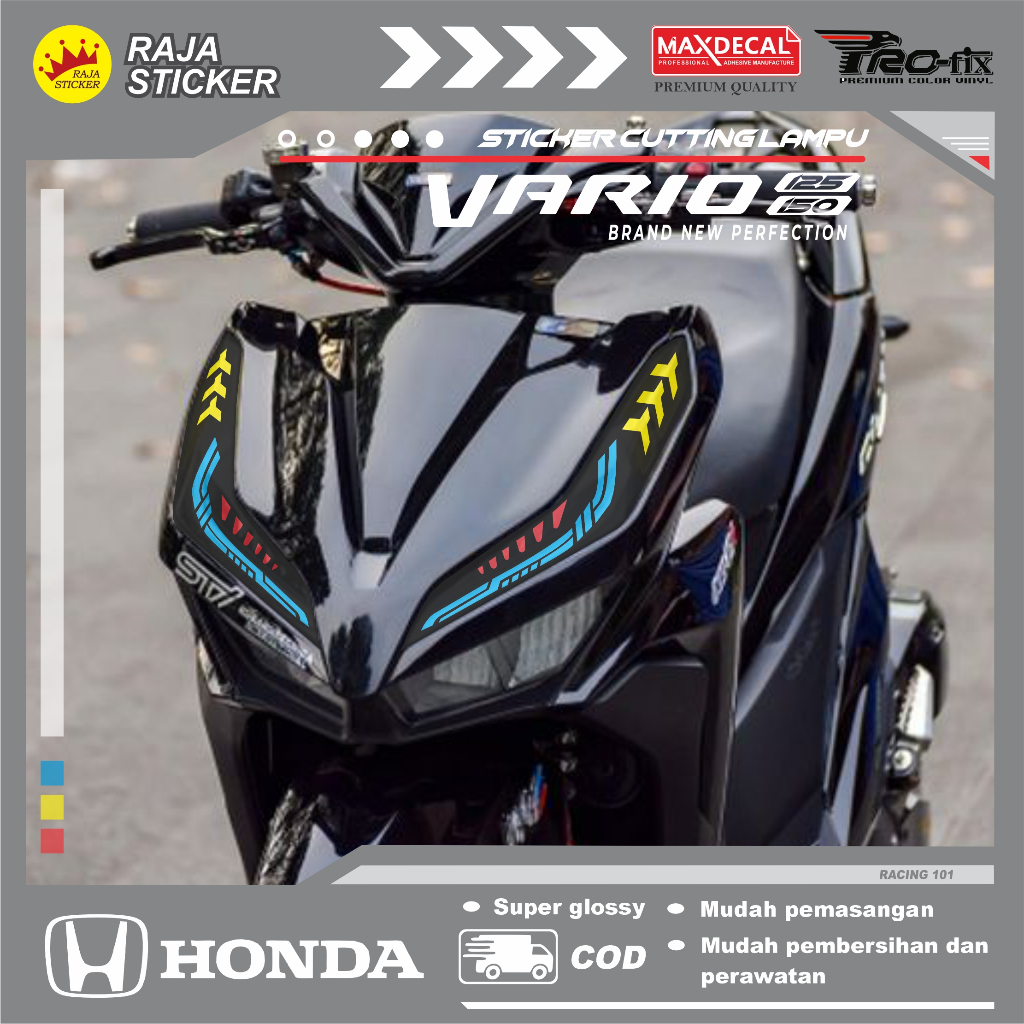 STICKER ALIS LAMPU VARIO 125/150