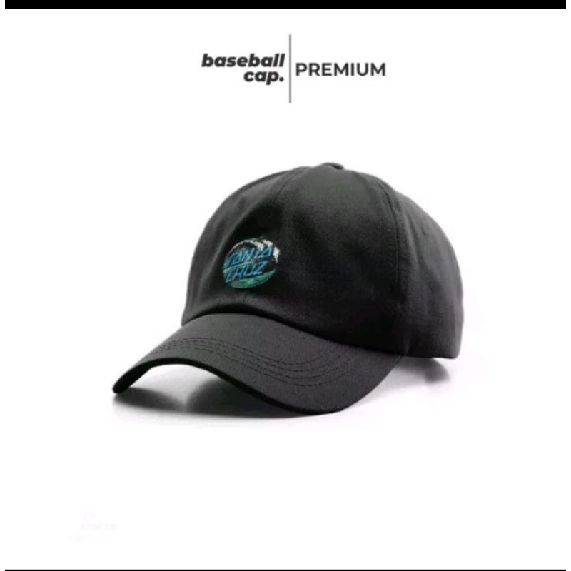 TOPI BASEBALL CAPS PREMIUM PRIA WANITA ORIGINAL LOGO SANTA CRUZ