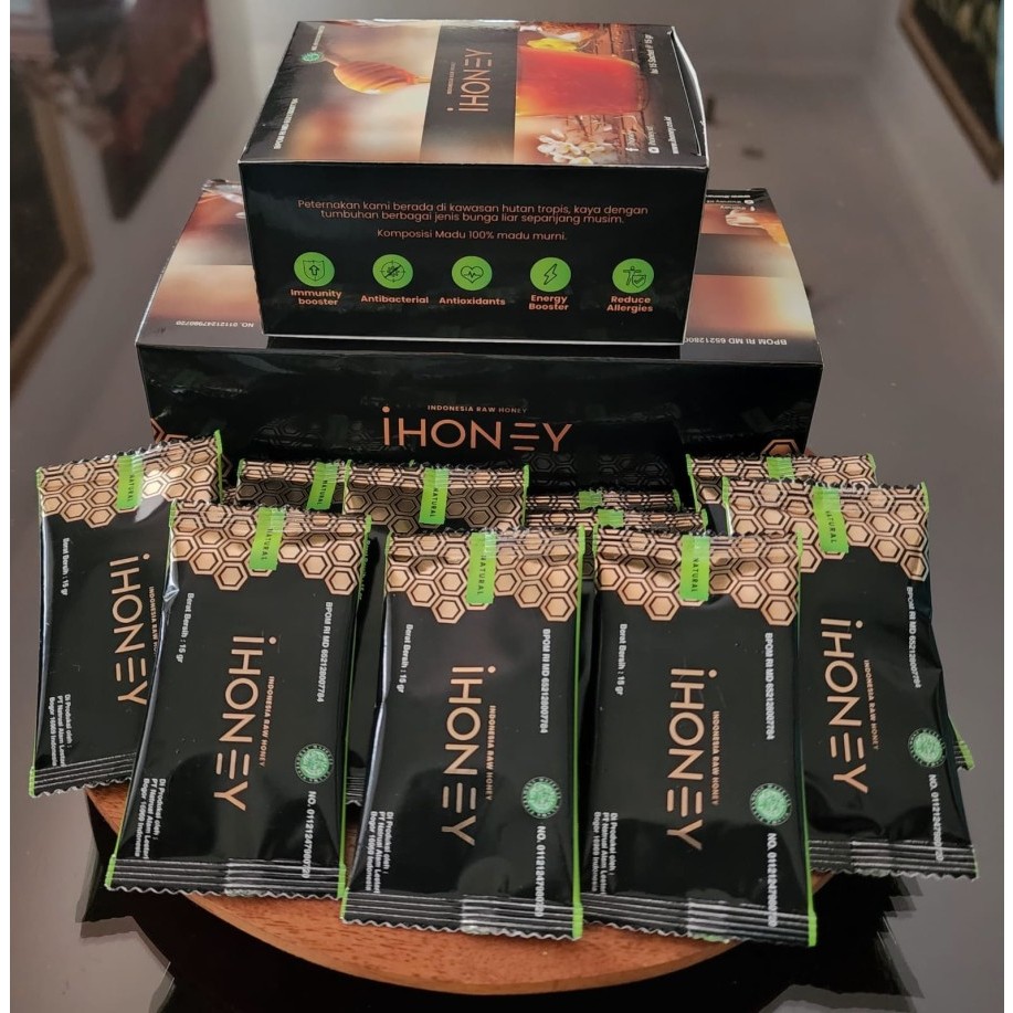 

Paket isi 5 box Madu IHoney Sachet Naturan 26 Sachet