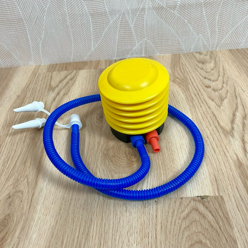 Pompa kasur angin dan kolam / pompa injek kuning / pompa kuning murah / pompa murah / pompa