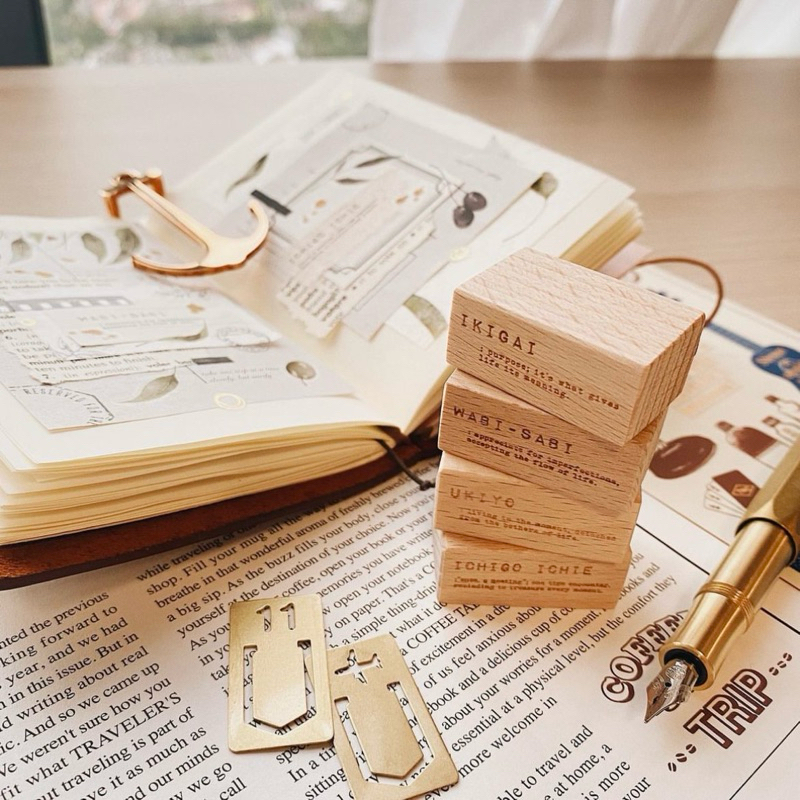 

Penspapersplanner Japanese Phrase Rubber Stamp