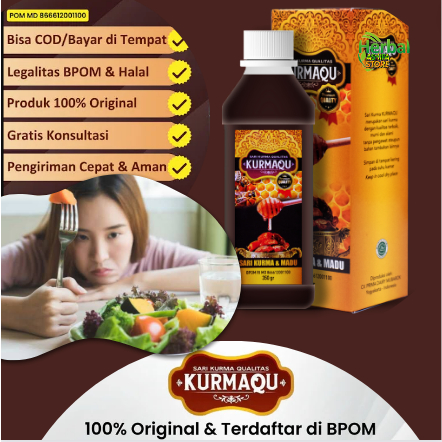 KURMAQU Sari kurma Obat Penambah Nafsu Makan Untuk Anak & Dewasa Suplemen Vitamin Untuk Susah Makan