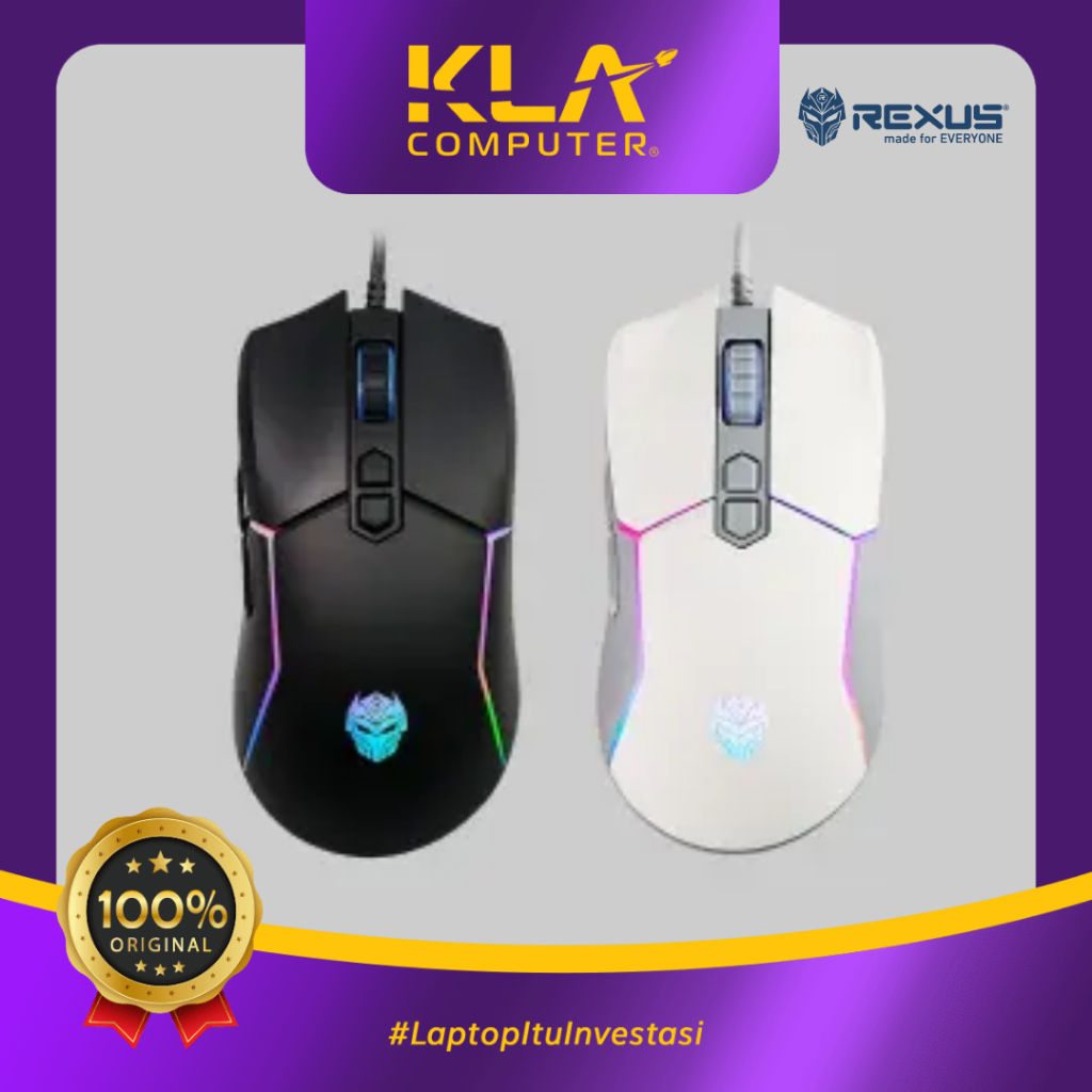 Rexus Xierra X16 RGB Macro 7D Mouse Gaming