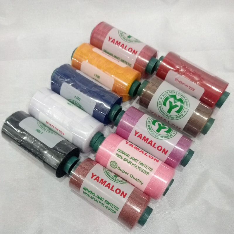 Benang Yamalon 500Yard/Benang Yamalon per pcs /Benang Jahit Yamalon