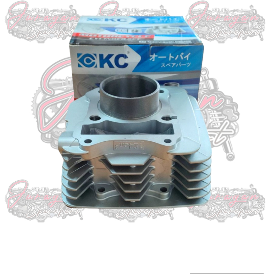 Cylinder Block Thunder 125  Boringan Silinder Blok Mesin Merk KC