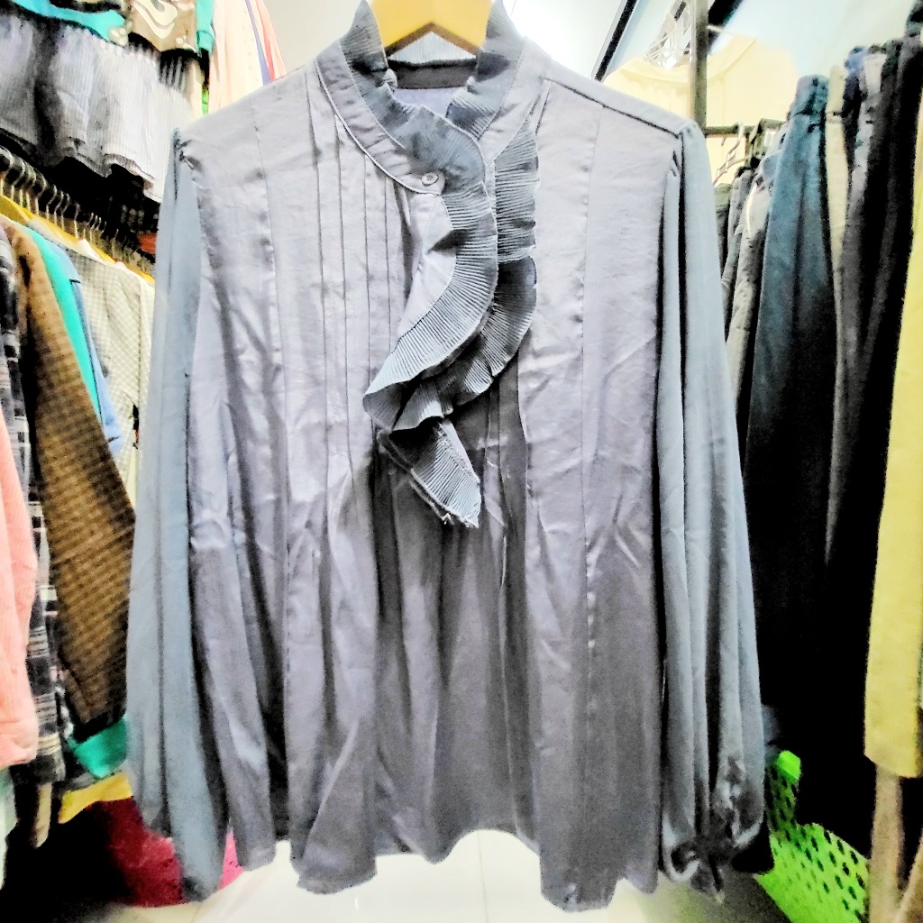 Vintage Ruffle Blouse