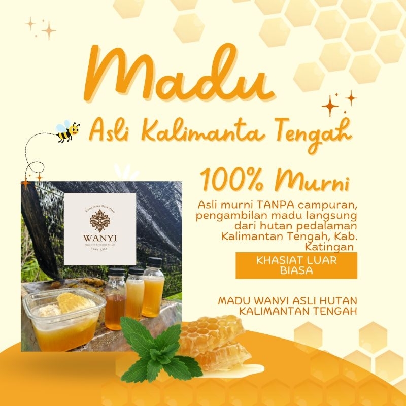 

Madu Wanyi Asli Hutan - Kalimantan Tengah - Murni 100%