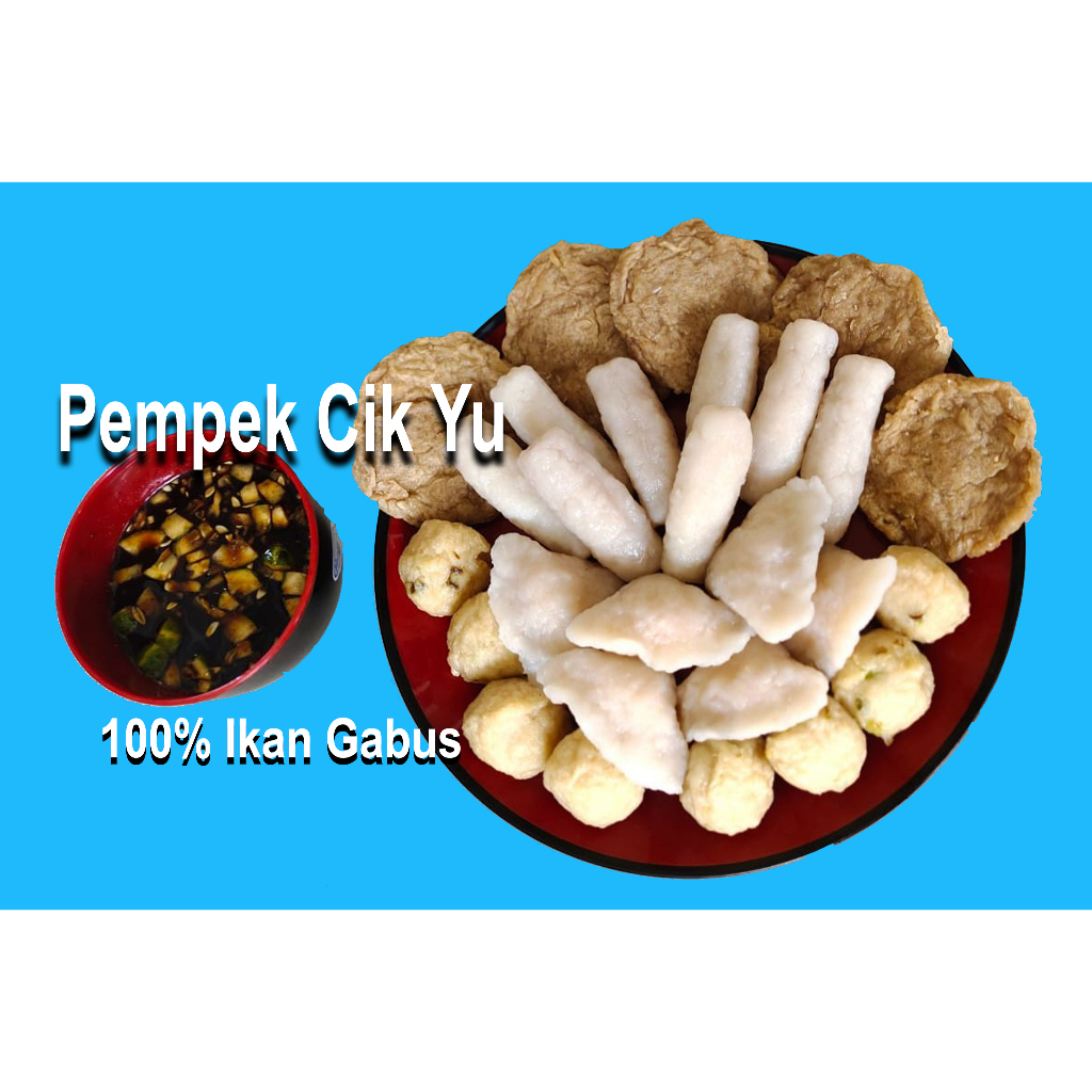 

Pempek Cik Yu (empek-empek palembang) Paket Isi 10 pcs