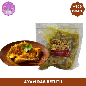 

Ayam Betutu + Sambel Netto +-400 Gram
