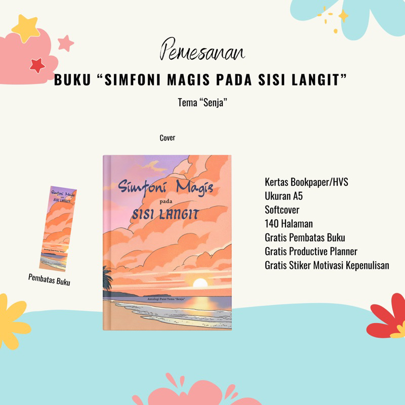 Buku “Simfoni Magis pada Sisi Langit” - Tema Senja Buku 2