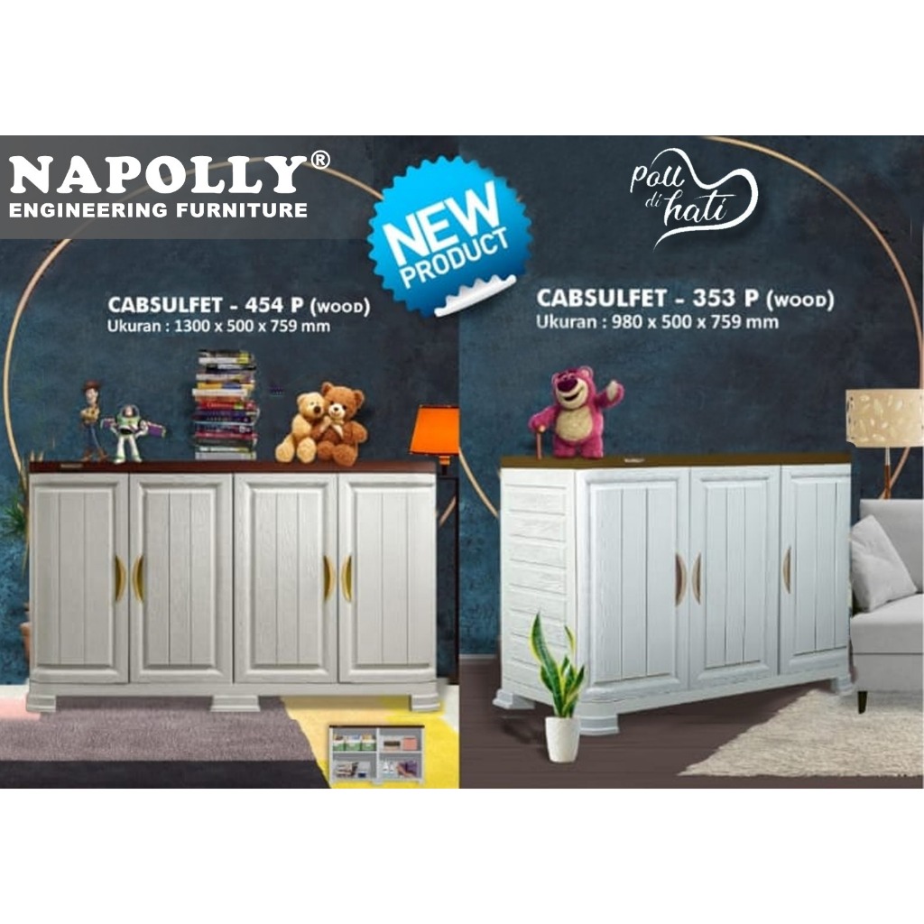 Lemari NAPOLLY CABSULFET - 454P/353P
