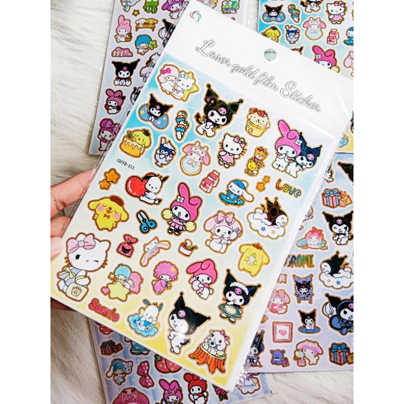 

1 pcs stiker sanrio hologram