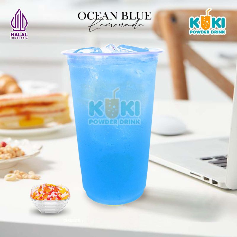 

Kuki Powder Drink Bubuk Minuman Premium Rasa Ocean Blue Lemonade 1Kg