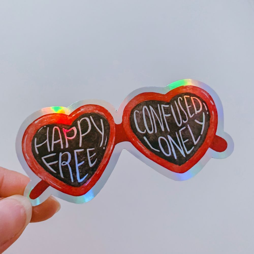 

STAMP AND PAPERS Taylor Swift Holo Sticker Die Cut / Stiker Satuan