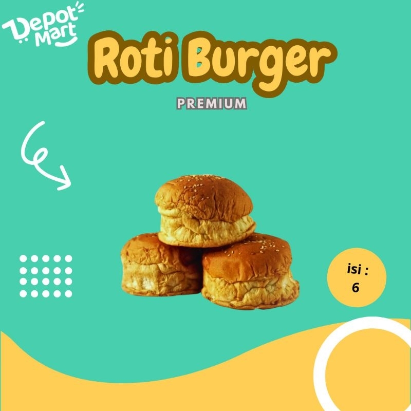 

Depot Kuliner Roti Burger Polos Wijen