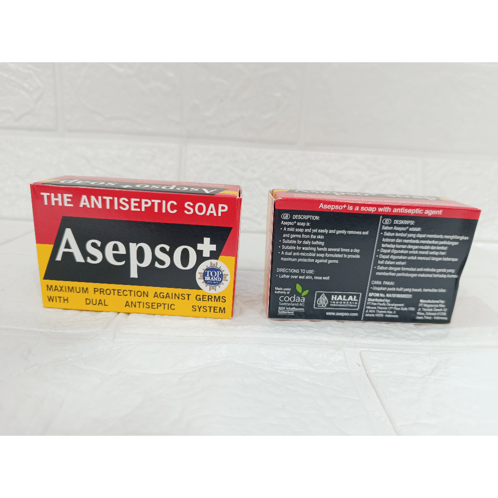 Sabun gatal asepso / sabun hijau asepso 80 gr / Sabun asepso