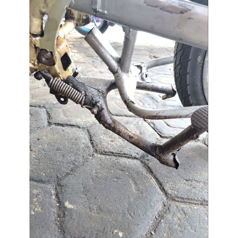 standar tengah rxz rzr ori copotan