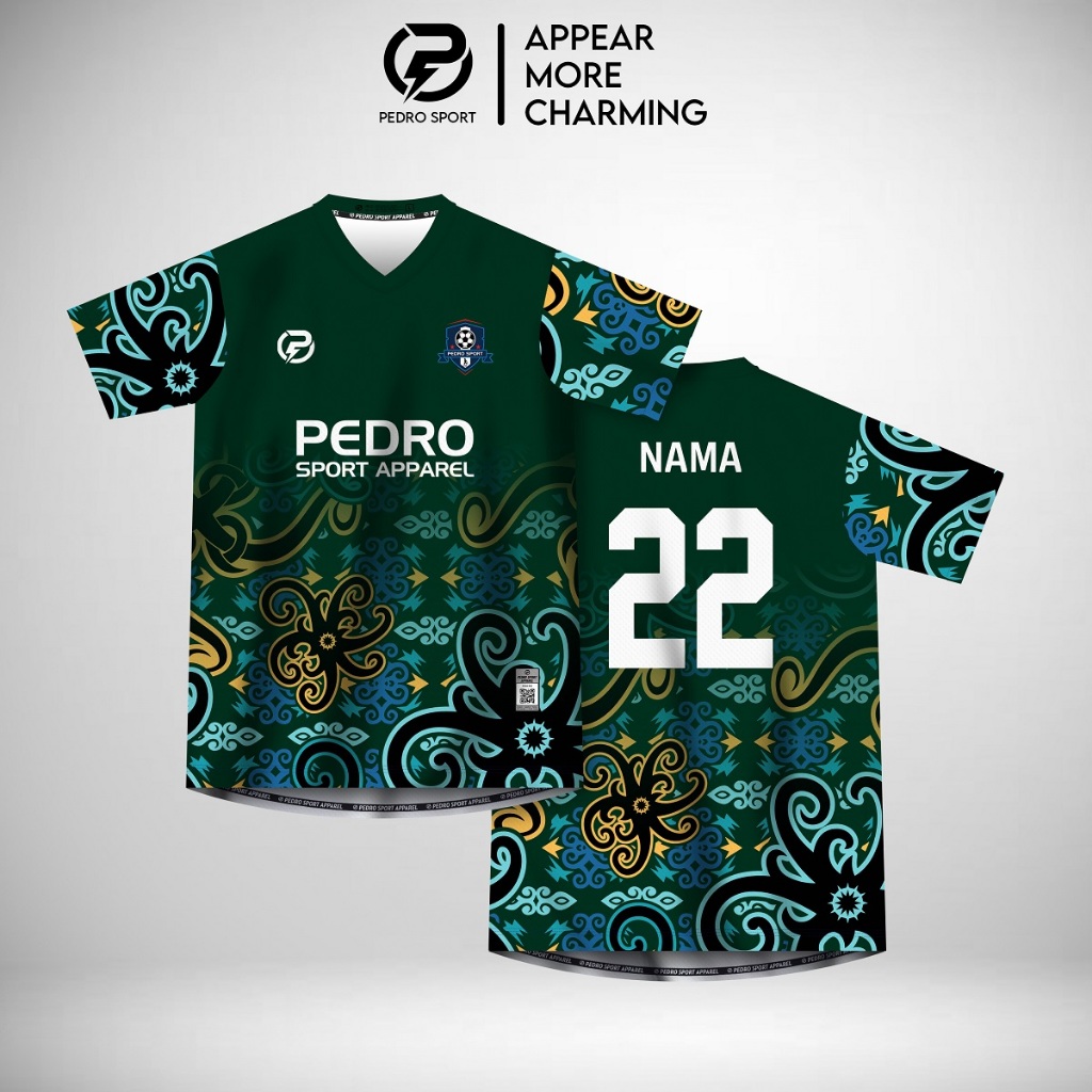 Jersey Full Printing Jersey Futsal Jersey Bola Jersey Voli Jersey Badminton Kode Jersey Dayak 02